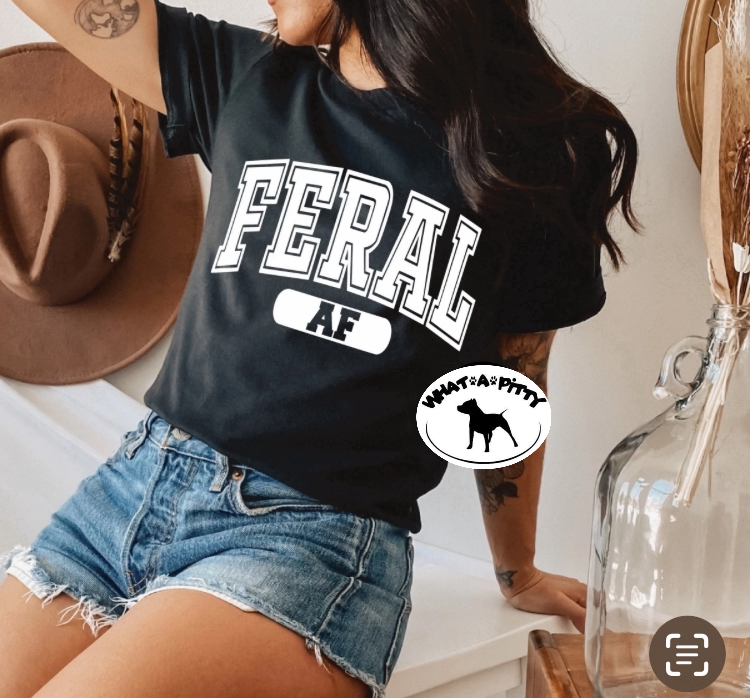 FERAL AF tee product image 1