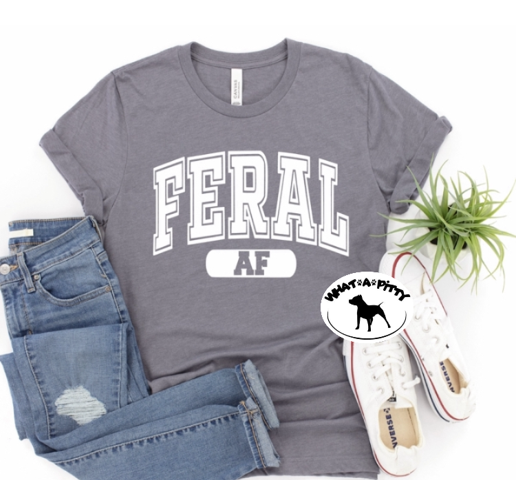 FERAL AF tee product image 2