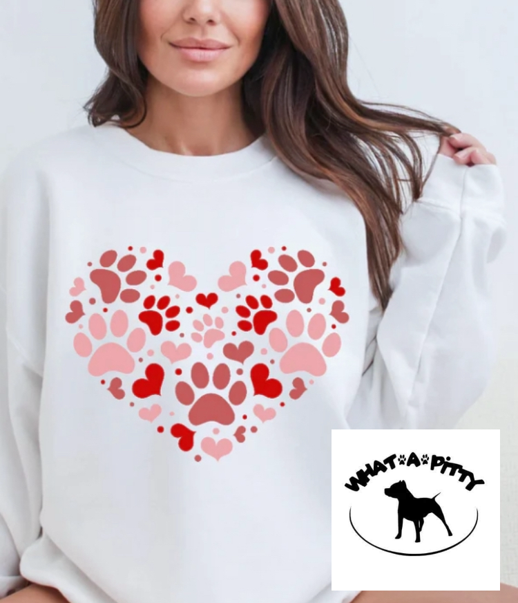 Paw Print Heart tee product image 1