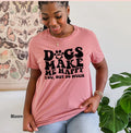 Dogs Make Me Happy tee product image 1