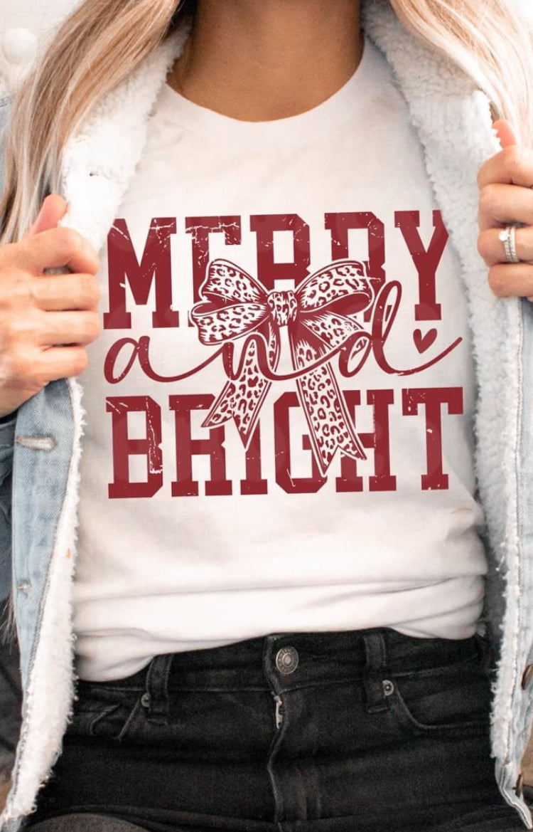 Merry and Bright tee product image 1