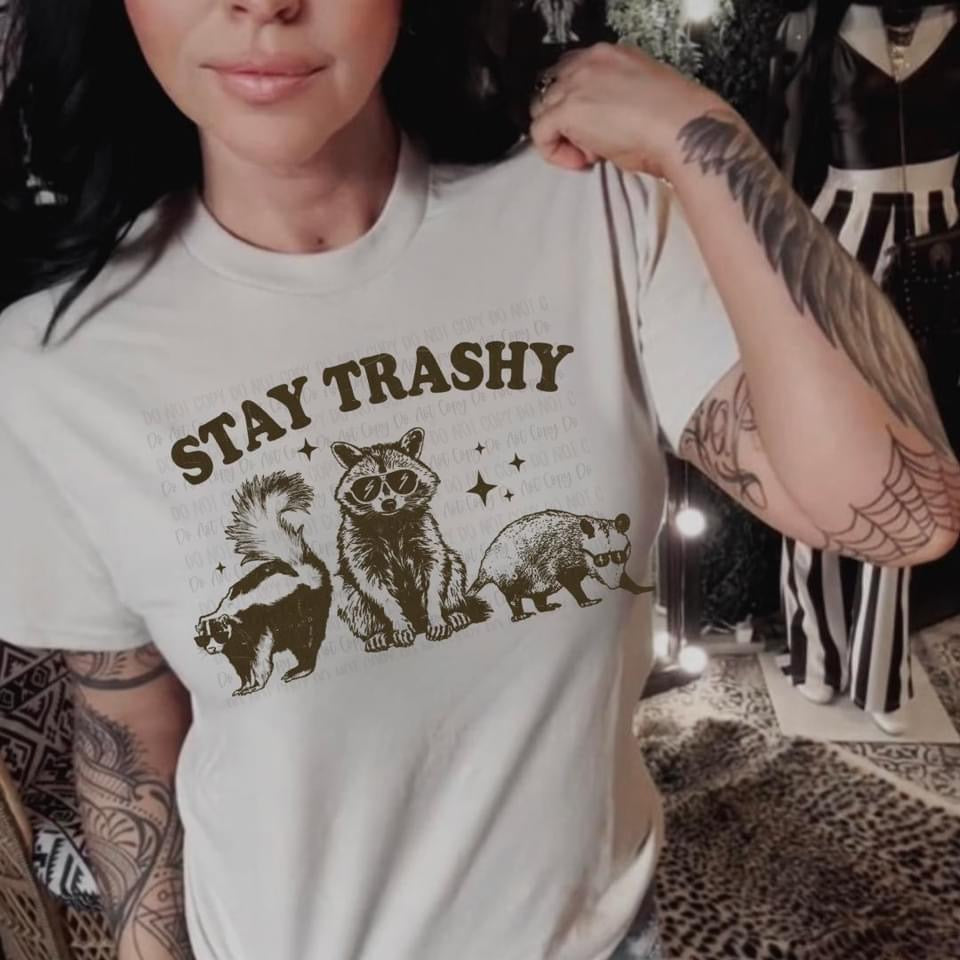 Stay Trashy tee product image 1