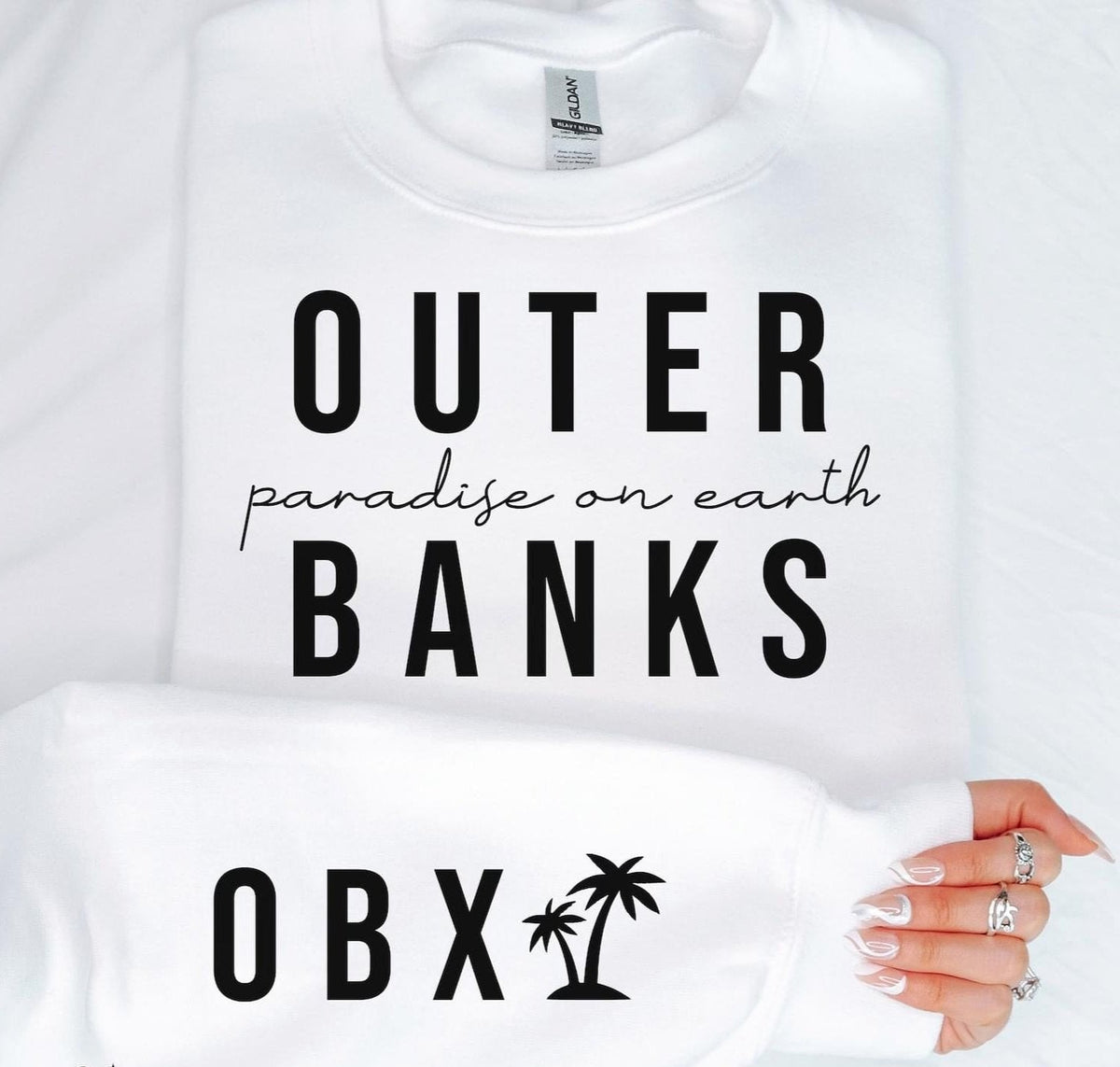 Outer Banks Sweatshirt with sleeve design product image 1