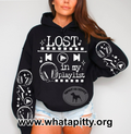 Lost in My Playlist sleeve design sweatshirt (White Ink) product image 1