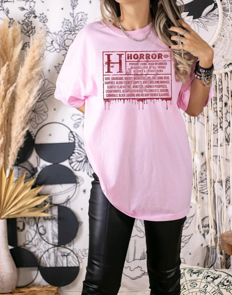 Horror Warning t-shirt product image 1
