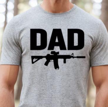 DAD with Gun tee product image 2