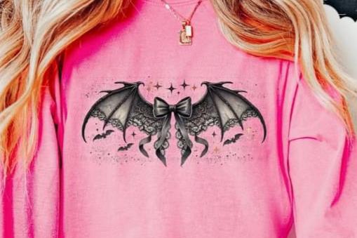 Lacey Coquette Bat tee product image 2