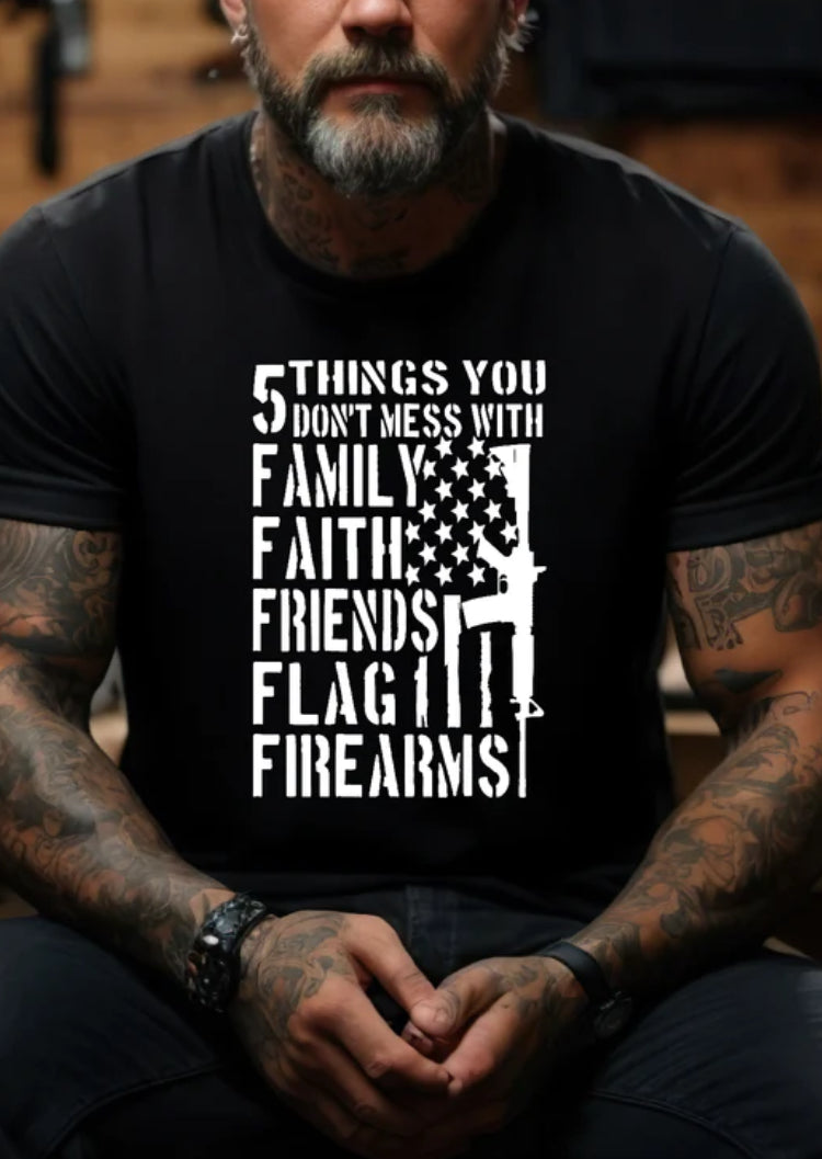5 Things You Don't Mess With... tee product image 1