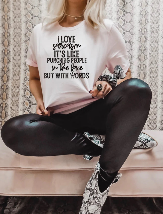 I love Sarcasm... tee product image 1