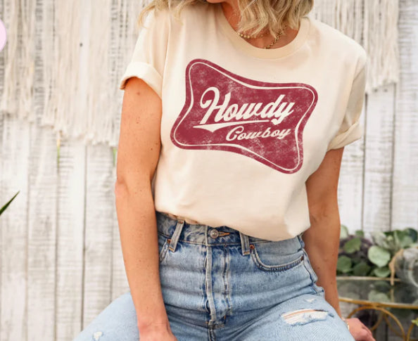 Howdy Cowboy tee product image 1