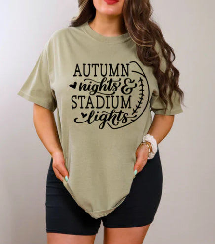 Autumn Nights & Stadium Lights t-shirt product image 1