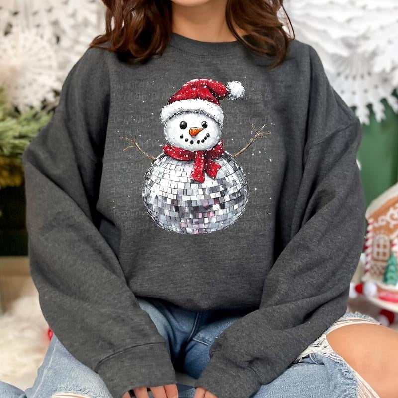 Disco Snowman tee product image 1