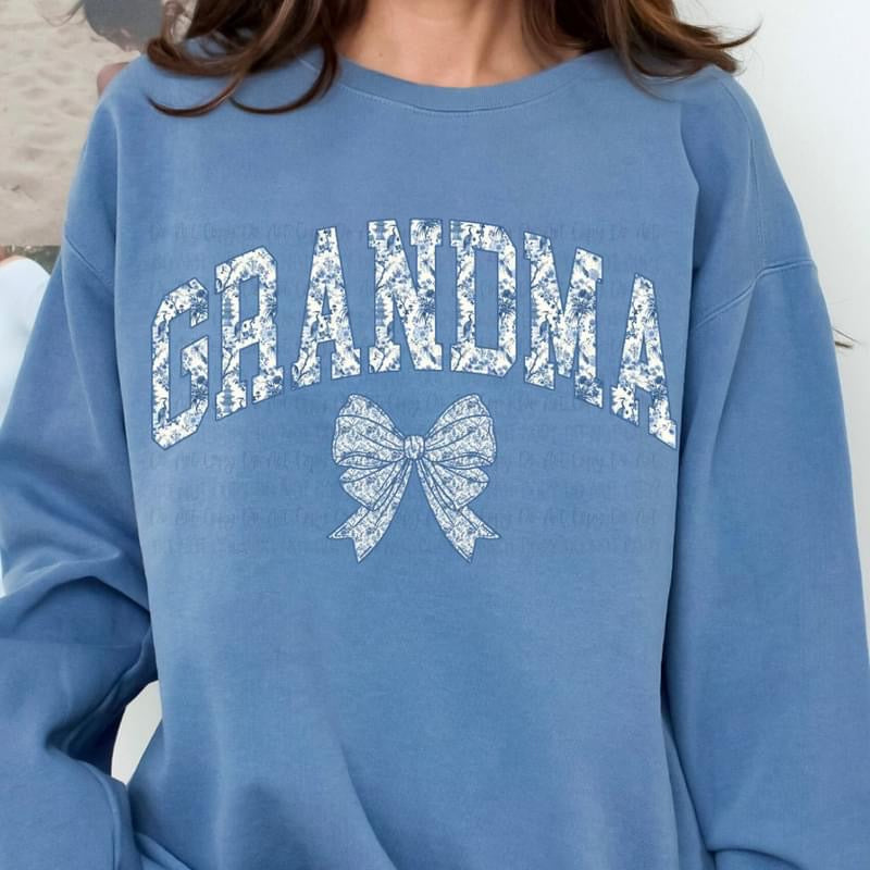 Grandma (Blue & White) tee product image 1