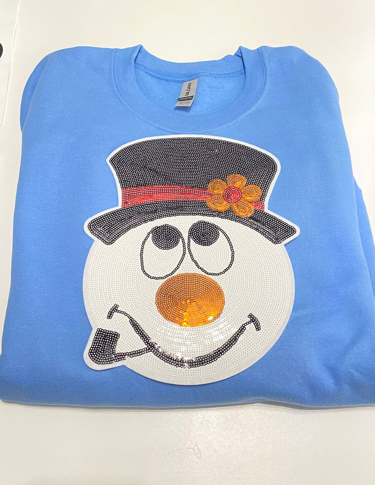 Snowman Sequin Patch Sweatshirt product image 1