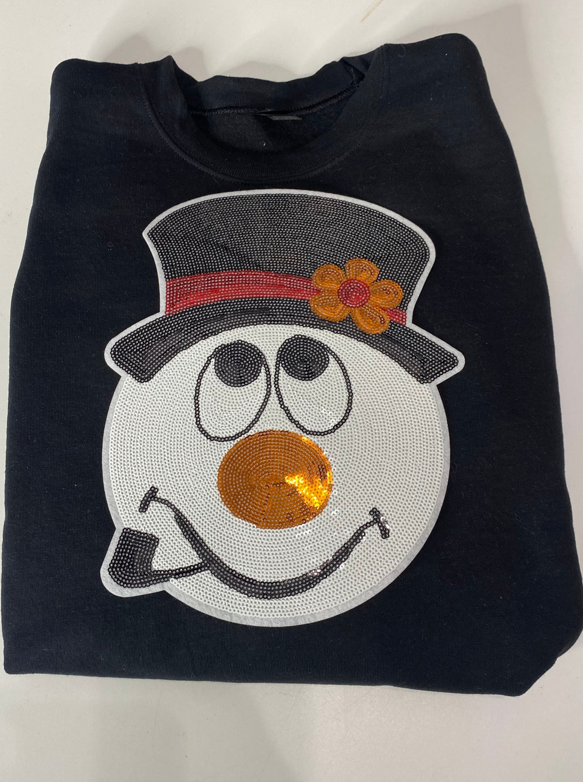 Snowman Sequin Patch Sweatshirt product image 2