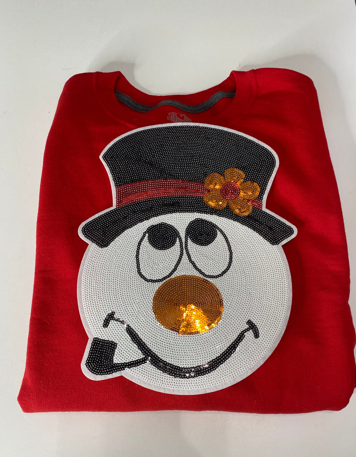 Snowman Sequin Patch Sweatshirt product image 3