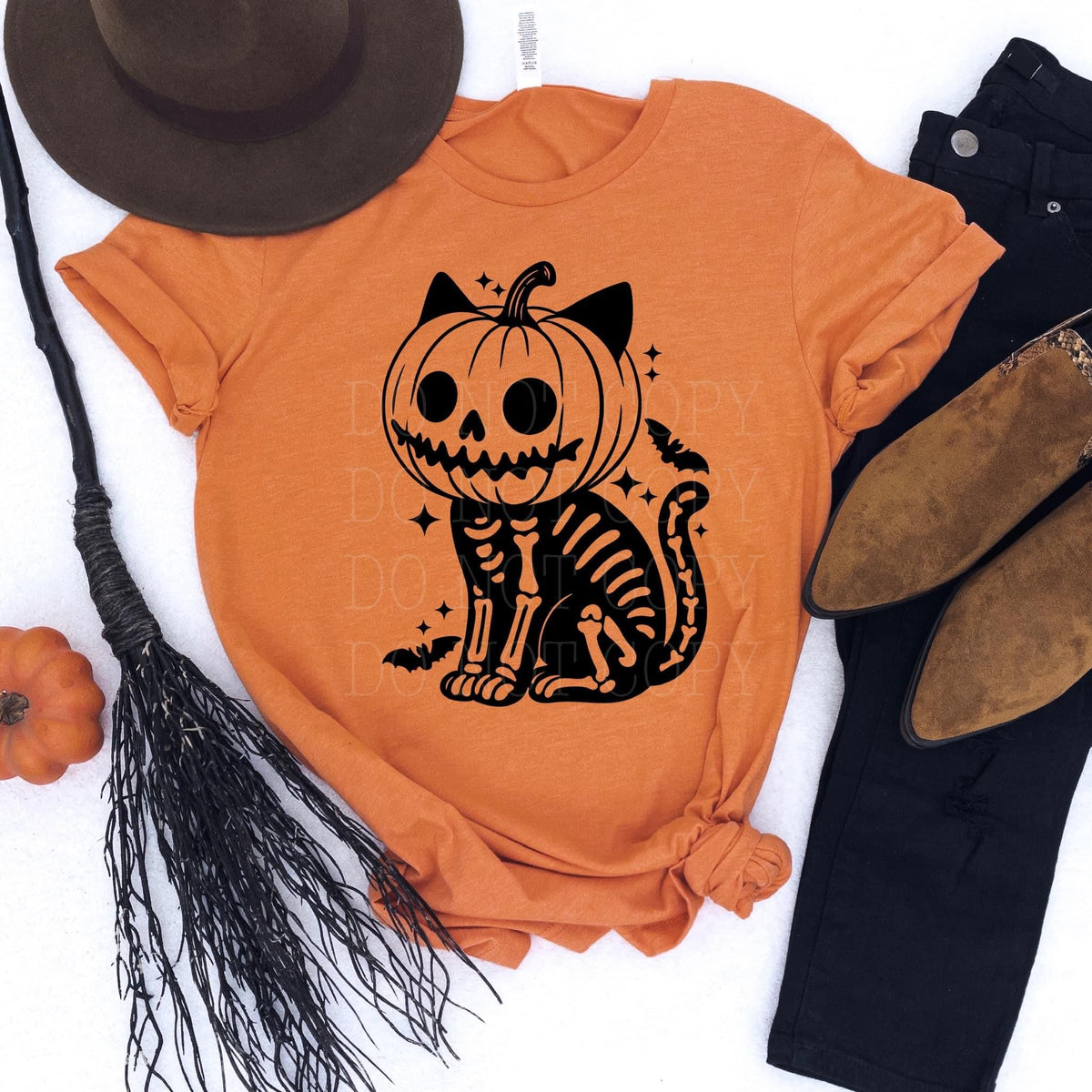 Pumpkin Head Kitty t-shirt product image 3
