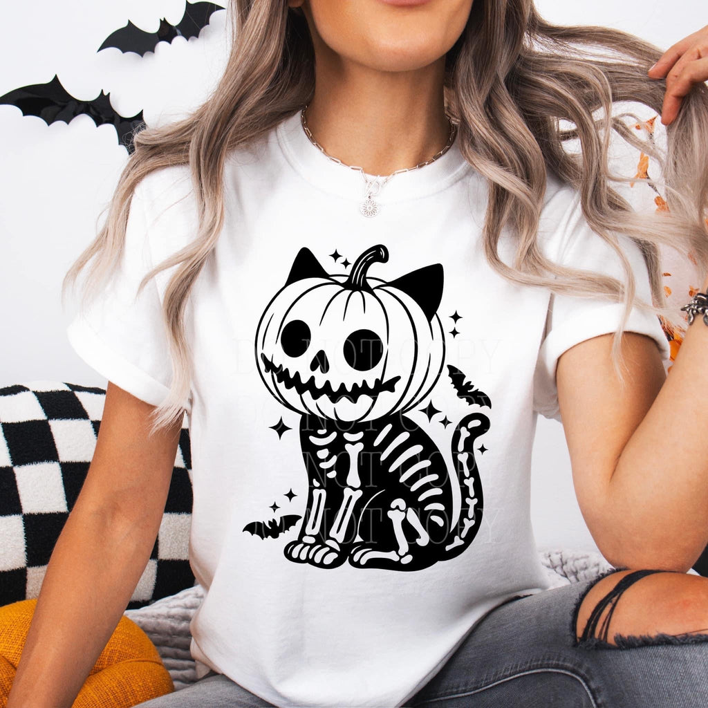 Pumpkin Head Kitty t-shirt product image 2
