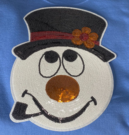 Snowman Sequin Patch Sweatshirt product image 4