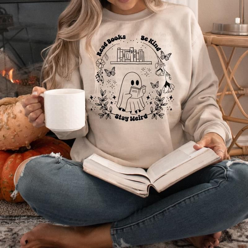 Read Books Be Kind Stay Weird tee product image 1