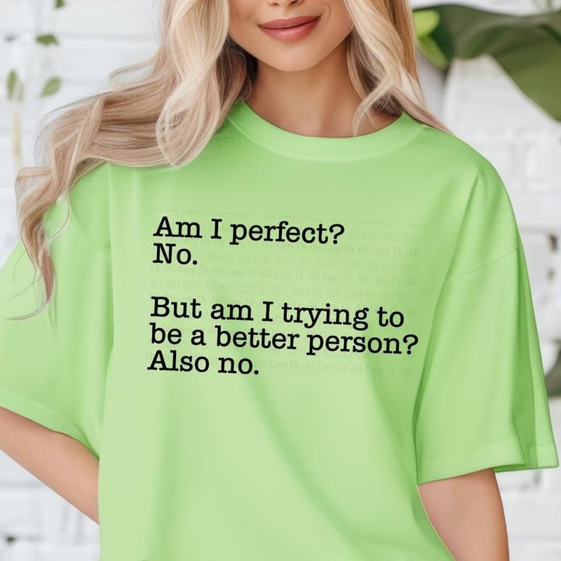 Am I Perfect? tee product image 1