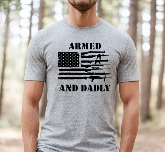 Armed and Dadly tee product image 1