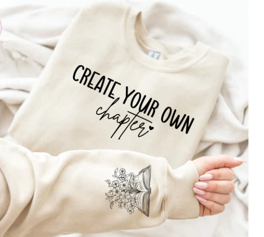 Create your own Chapter sweatshirt with sleeve design product image 1