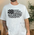 Best Dad Ever Flag tee product image 1