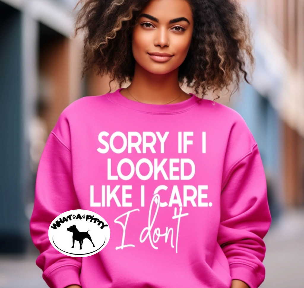 Sorry if I looked like I care tee product image 2