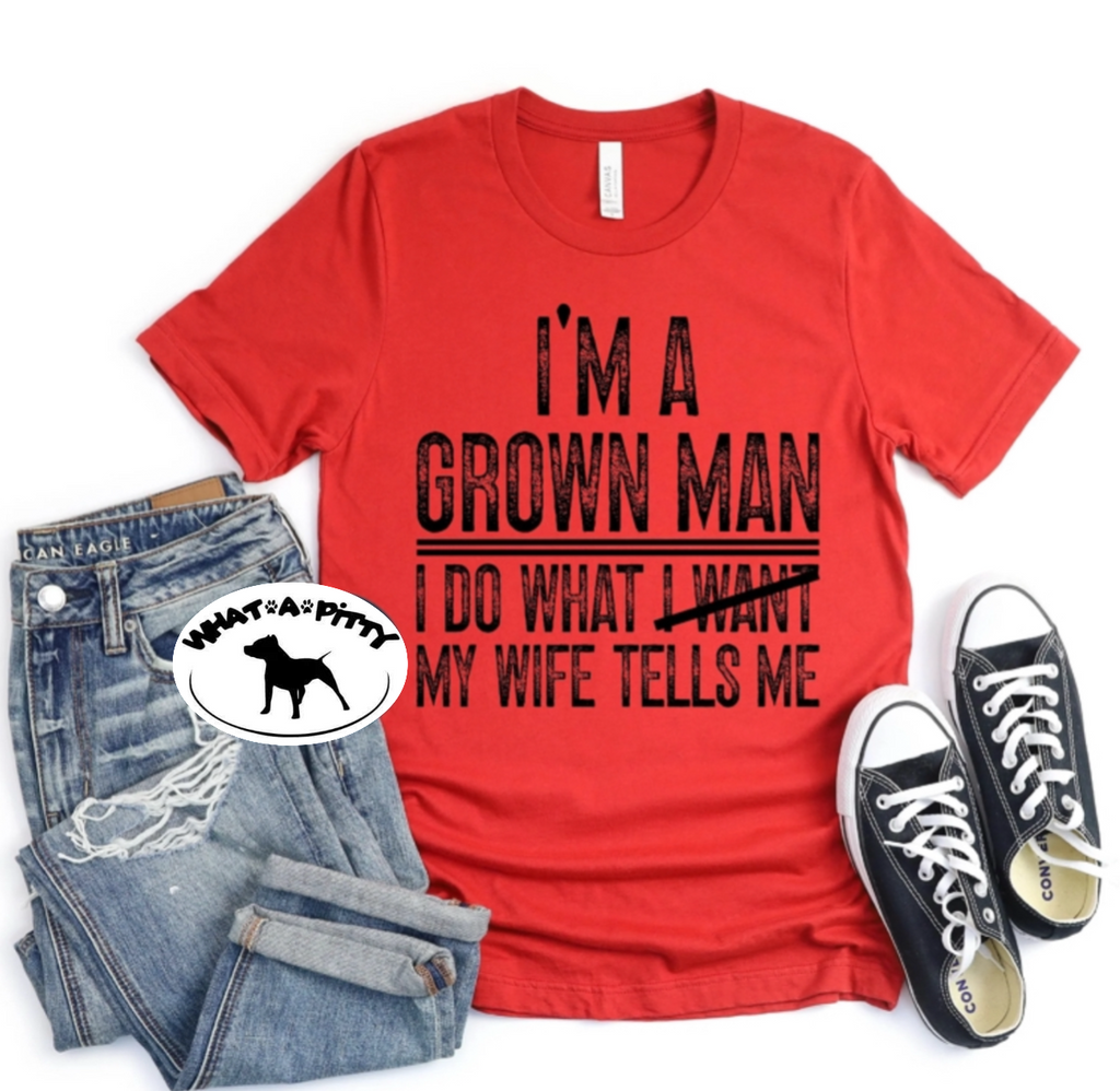I'm a grown man tee product image 1