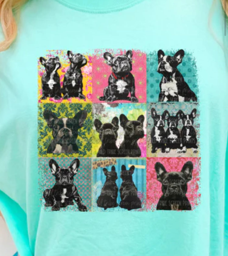 Frenchie Collage t-shirt product image 1