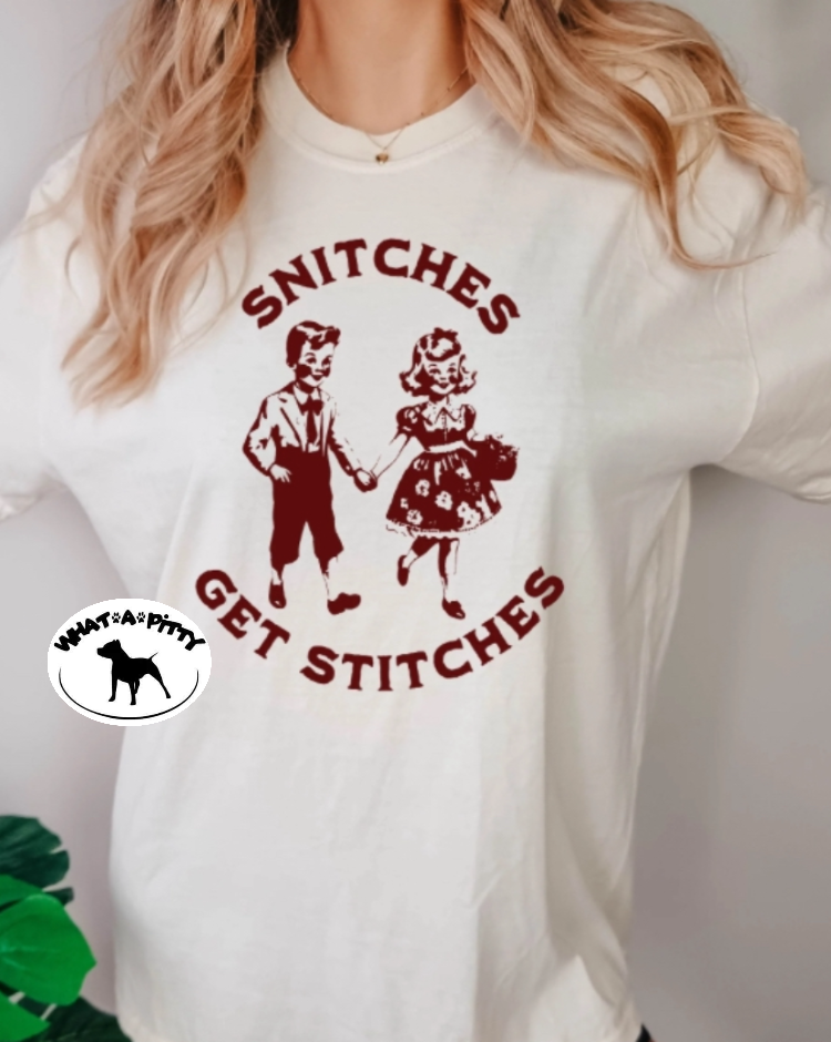 Snitches get Stitches tee product image 1