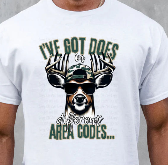 I've got Does in Different Area Codes tee product image 1