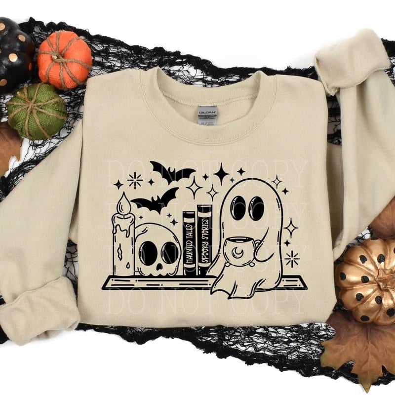 Bookshelf Ghost tee product image 1