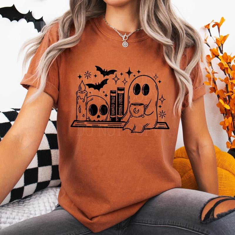 Bookshelf Ghost tee product image 3
