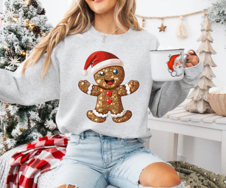Gingerbread Sparkle tee product image 1
