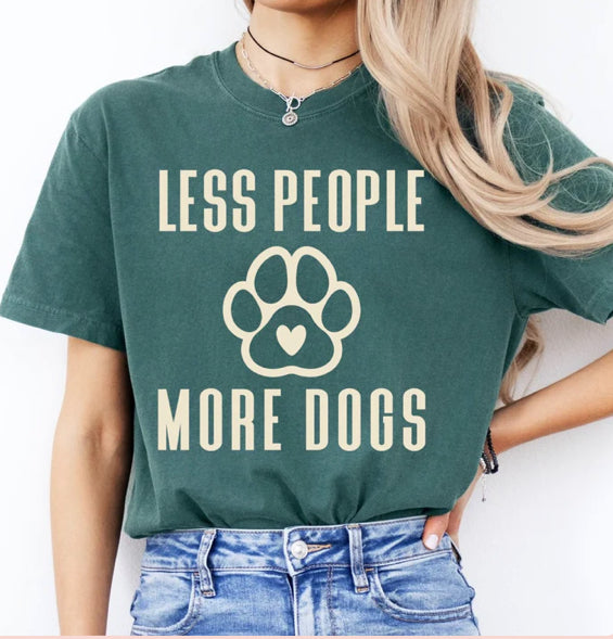 Less People More Dogs t-shirt product image 1