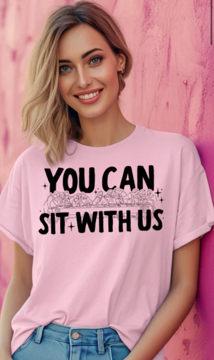 You Can Sit with US tee product image 1