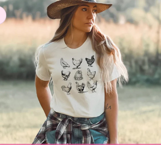 Chicken Collage tee product image 1