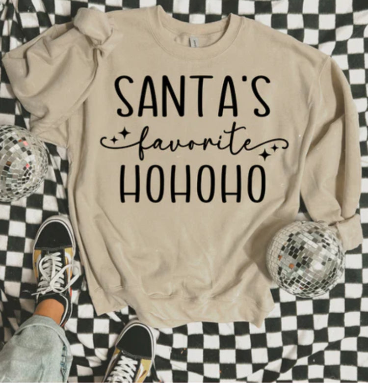 Santa's favorite Ho Ho Ho tee product image 1