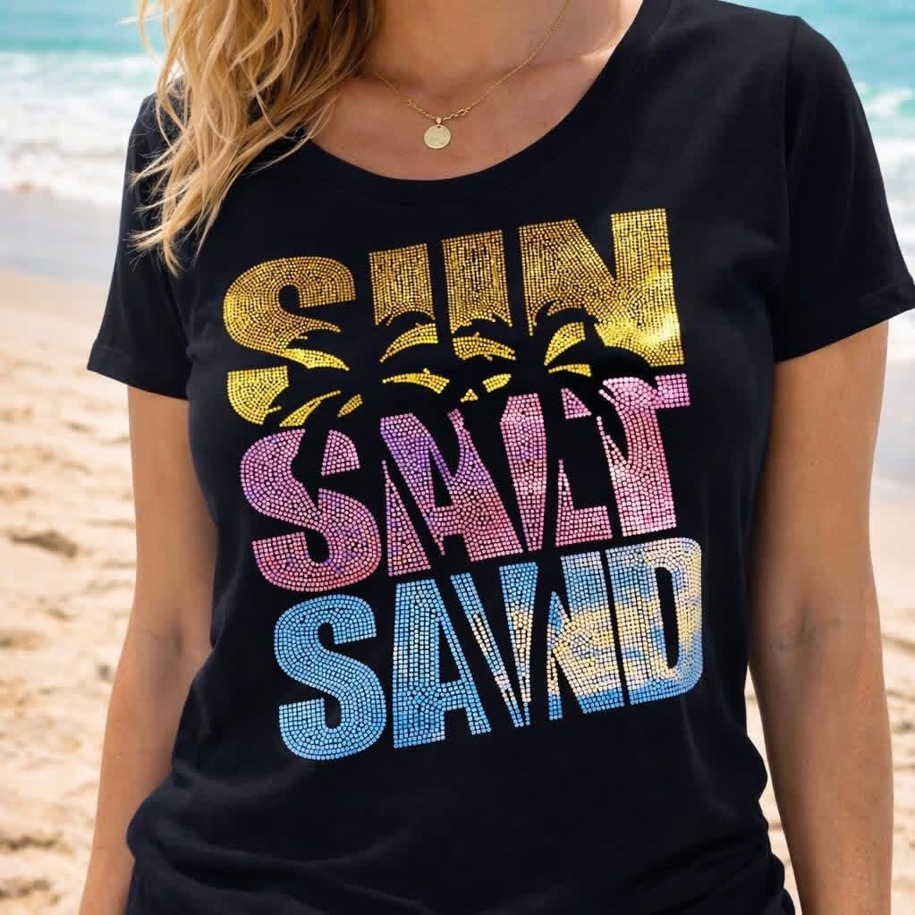 Sun Salt Sand SPANGLE t-shirt product image 3