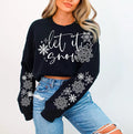 Let it Snow sweatshirt with sleeve design product image 1