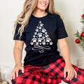 Pawprint Christmas Tree tee product image 1