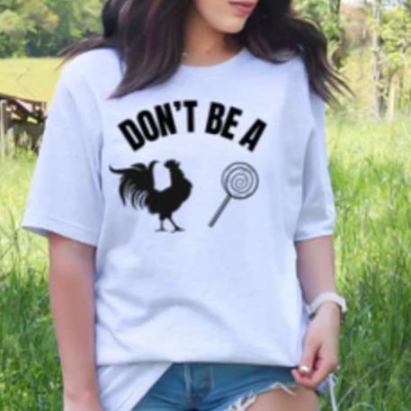 Don't be a Chicken Lollipop tee product image 2