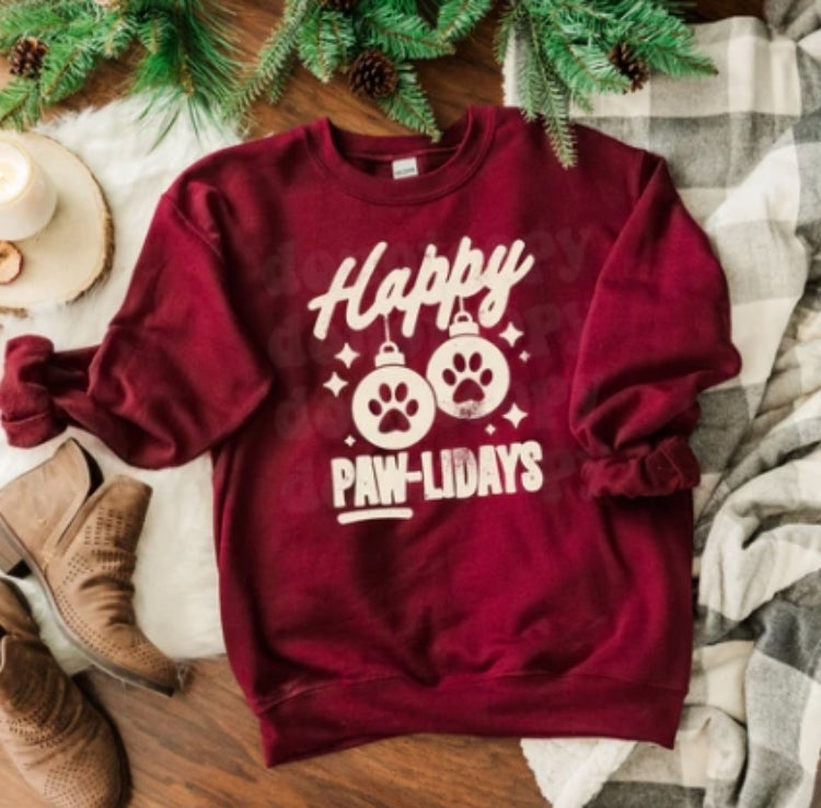 Happy PAW-lidays tee product image 3