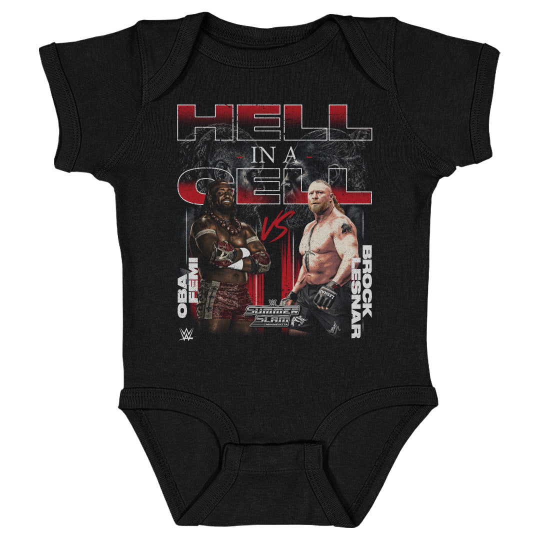 SummerSlam 2026 WWE Hell In A Cell Oba Femi Vs. Brock Lesnar WHT