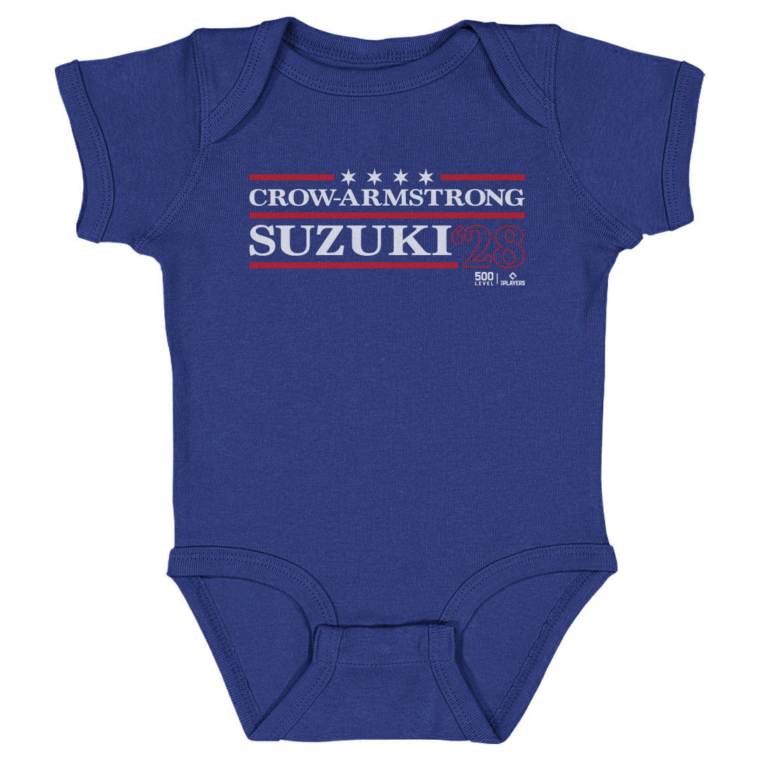 Pete Crow-Armstrong & Seiya Suzuki Chicago C Campaign 26 WHT