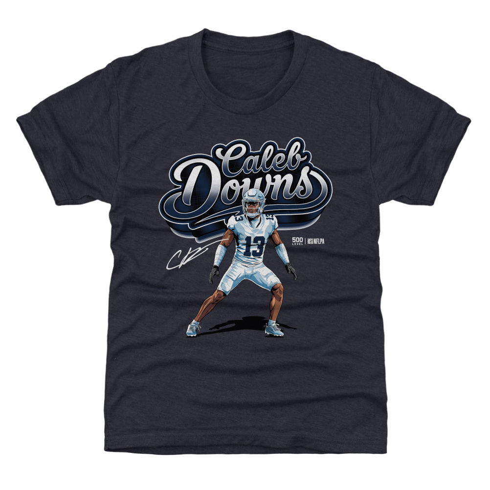 Caleb Downs Dallas Script Name WHT product image 1