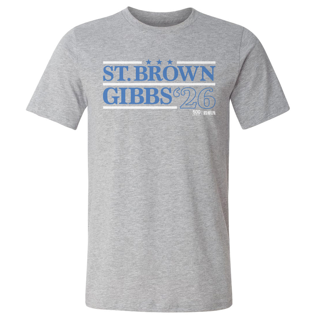 Amon-Ra St. Brown & Jahmyr Gibbs Detroit Campaign 2026 WHT product image 1