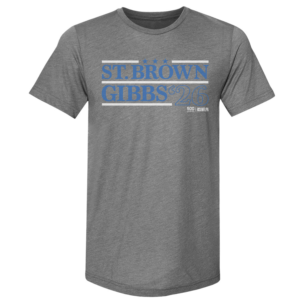 Amon-Ra St. Brown & Jahmyr Gibbs Detroit Campaign 2026 WHT product image 1